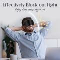 Silk Sleeping Eye Mask Cover Portable Travel Eye Patch Rest Blindfold Eye Cover For Sleeping. 