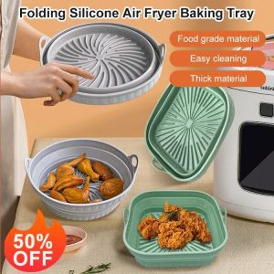 ภาชนะอบแบบซิลิโคนสำหรับเครื่องทอดไร้น้ำมันขนาดใหญ่