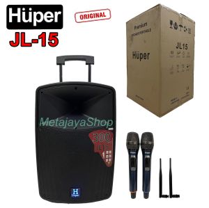 Speaker Trolley Huper JL15 Speaker Portable huper JL-15