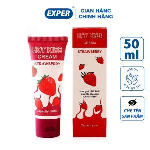 Gel bôi trơn Hot Kiss Cherry hương dâu tây 50 ml gel bôi trơn quan hệ tăng khoái cảm kéo dài thời gian