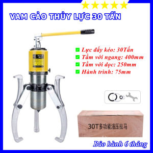Cảo Thủy Lực - Vam Cảo Vòng Bi Thủy Lực 30 Tấn ZYL30 - Tự định tâm tích hợp sẵn bơm tay - Hàng nội địa Cao Cấp - Bảo hành Toàn Quốc 6 tháng