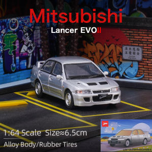 JKM 164 Mitsubishi Lancer EVO 7 6 5 4 Evolution VII EX2000 Alloy Car Model Diecast Vehicles Simulation Collection Kids Toy Gift