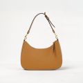 Tas TORY BURCH THEA CONVERTIBLE LEATHER CAMEL SHOULDER BAG WITH LS 100% ORIGINAL. 
