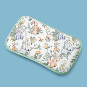 Einmilk Ice Silk Fabric Baby Pillow with Adjustable Height Cooling & Moisture for Newborn