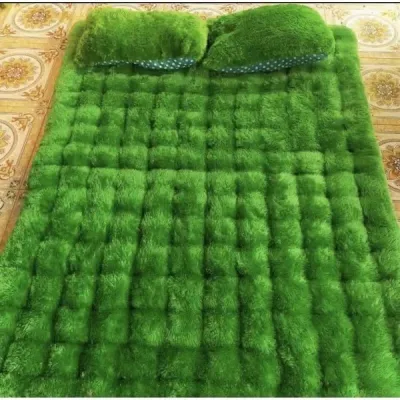 KASUR BULU TEBAL KASUR BULU TEBAL JUMBO KASUR BUSA UNTUK 2 0RANG DEWASA 180X140X8CM KASUR GENDER BONUS 2 BANTAL MURAH