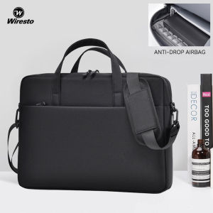 Wiresto กระเป๋าแล็ปท็อปธุรกิจกระเป๋าโน้ตบุ๊ก16นิ้วกระเป๋ากันตกกระเป๋าโน้ตบุ๊กกระเป๋าแล็ปท็อปธุรกิจกระเป๋าเดินทางกันน้ำกระเป๋าโน้ตบุ๊กกระเป๋าถือความจุขนาดใหญ่กระเป๋าลำลองหย่อนใจแฟชั่นกระเป๋าถนนกีฬาสำหรับนักศึกษา