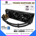 Thermalright Đông Lạnh Warframe 360 Đen CPU Tất Cả Trong Một làm mát bằng nước 2.4Inch Màn Hình Màn hình LCD PC AIO CPU làm mát bằng chất lỏng Tản Nhiệt Hệ thống làm mát bằng nước. 