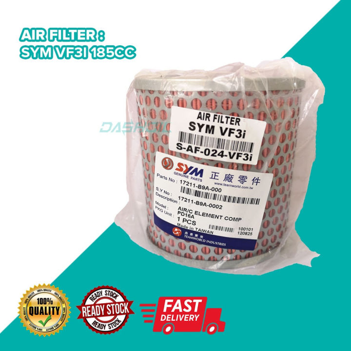 READY STOCK] SYM 185CC VF3I (ORIGINAL) AIR FILTER SUPER FAST
