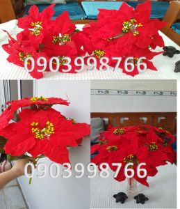 Cành Hoa trạng nguyên cành 5-7 bông cây trạng nguyên dài 40-50cm - Shop bỏ sỉ sll- Phụ kiện trang trí Tết