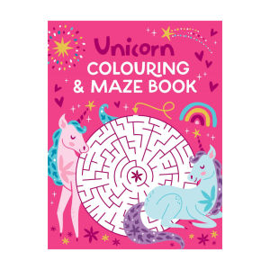Unicorn Mazes & Colouring Book With 40+ Mazes & Beautiful Illustrations