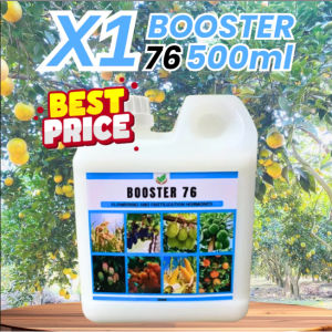 Booster 76 500ml–Organic Fertilizer for Plantations Strong Flowering Heavy Fruiting for Large Farm