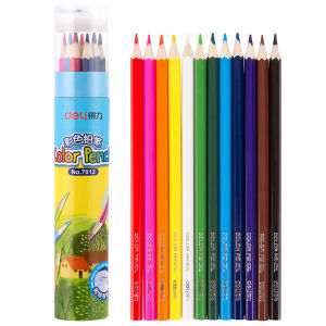 Deli Coloring Pencil / Pensil Warna 12/24/36 Warna Hexagonal Gratis Rautan 7012 701X
