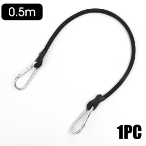 【WOKEN】2M เข็มขัดผูกรถจักรยานยนต์รถจักรยานเชือกกระเป๋าหัวเข็มขัดโลหะเชือกบรรทุกสินค้าเข็มขัดอเนกประสงค์ยืดหยุ่นพิเศษ