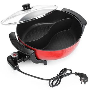 Nồi lẩu điện đa năng 2 ngăn cao cấp chống dính thế hệ mới làm nóng nhanh với công suất 1360W cùng 5 mức chỉnh nhiệt. Bảo hành 24 tháng lỗi đổi mới trong 7 ngày đầu nhận phẩm