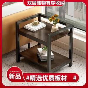 Coffee Table Tea Cabinet Storage Rack Household Small Tea Table Sofa Side Cabinets Tea Water Cabine Wheel Movement ashtray