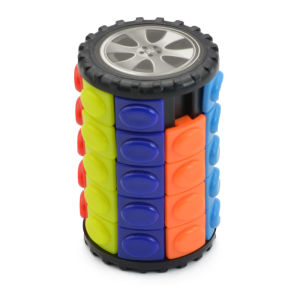 Lefang Three Four Five Six-Order Babylonian Tower Cube Fun Puzzle Sliding Wheel Smooth Corn Toy Rubiks Cube