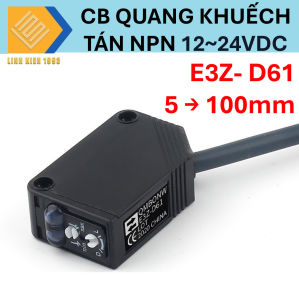 Cảm biến quang khuếch tán NPN E3Z-D61 5-100mm 12~24VDC