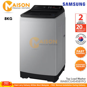 Samsung Digital Inverter Top Load Washer with Ecobubble™8KG WA80CG4545BYFQ