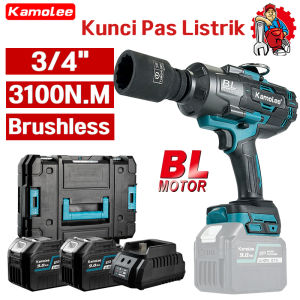 Kamolee Kunci Pas Dampak Listrik Brushless 3/4" 3100N.m