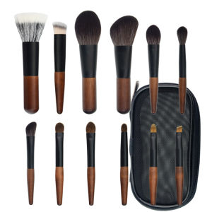 12portable makeup brush set full set of fiber bristle beauty tools pure white makeup brushes from Qing County Cangzhou