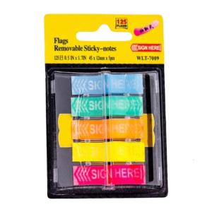 100 Pcs Sign Here Sticky Notes Sign Here Tabs Message Flags Arrows Labels Sticker Sign Here Flags for Office School