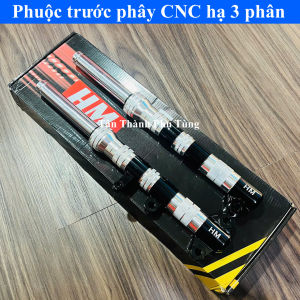 Phuộc trước phây thái CNC : Sirius Exciter 150 Vario - sơn đen ( hạ 3 phân )