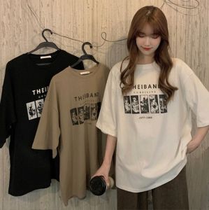 COD Áo phông tay ngắn gió nguyên bản nữ 2025 quần áo mùa hè mới lỏng lẻo phiên bản Hàn Quốc ins áo thủy triều nữ livestream một cái gửi thay thếSDFGAGFDSA