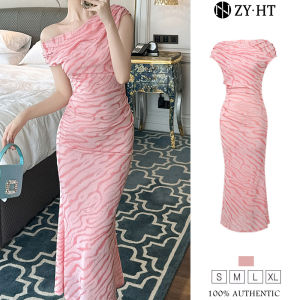 ZYHT EraVogue Váy nữ Váy hồng Váy vai Váy đuôi cá Váy công sở Váy Hiso Váy cổ điển Váy dạ hội 21371