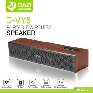 DAP D-VY5T Speaker Bluetooth 5.0 Wooden Bluetooth speaker Garansi Resmi 1 Tahun