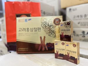 Hồng Sâm Thái Lát Tẩm Mật Ong Rừng Pochoen Hàn Quốc Hộp 10 Gói x 20gr Tăng Cường Đề Kháng Và Phòng Chống Bệnh Tật