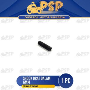 Sock Drat Dalam 6 MM - Sok Shok Skok Sekok Bosh Baut Baud Drat Drad Bagian Dalam M10 Universal