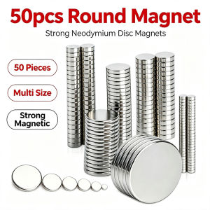 50pcs Super Strong 2/4mm Round Magnetic N35 NdFeB Neodymium Powerful Disc Imanes