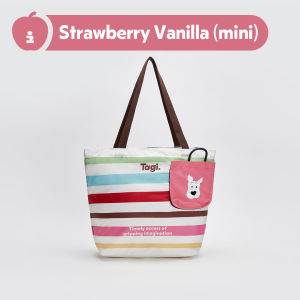Tagi. Haha&Popcorn Puppy Print Foldable Travel Bag / Shrink Bag