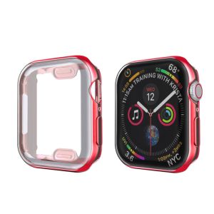 Case Cover Compatible with Apple Watch Series 9(2023) 8 7 6 SE 5 4 45mm 41mm 44mm 40mm Soft Silicone for Apple Watch Series 3/2/1 42mm 38mm Screen Protector Cover