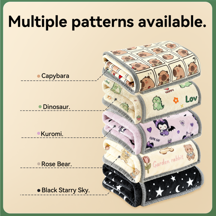 FDM%20Coral%20Fleece%20Blanket%20Single/Queen/King%20Size%20Lightweight%20And%20lint-free%20-%20Image%208