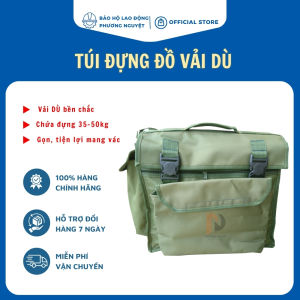 Túi đựng đồ nghề VẢI DÙ XANH bộ đội thợ điện tử điện lạnh gọn nhẹ tiện lợi (nhiều kích thước)