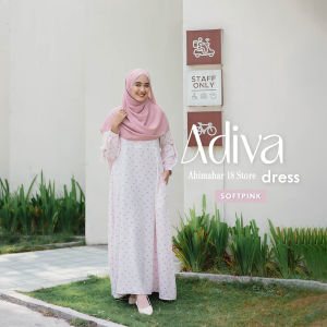 gamis muslim / korean dress - adiva dress - gamis mewah viral