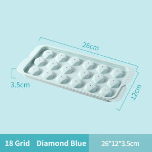【COD】1pcs Colorful Round Rhombus Ice Mould Ice Cube Tray 18/33 Grid 3D Ice Cube Maker Food Grade Plastic DIY Ice Cream Moulds Home Bar Party Use