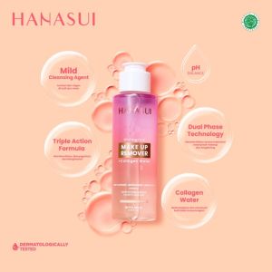 HANASUI Collagen Micellar Cleansing Water | Waterproof Make Up Remover + Collagen Water