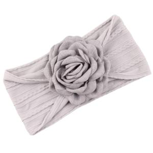 Elastic Infant Headband Lovely Baby Girls Headdress Hairband with Floral Accent for Everyday Outings & Special Occasion