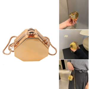 Women Acrylic Handbag Ladies Wedding Party Evening Clutch Prom Banquet Purse Shoulder Bag Detachable Chain