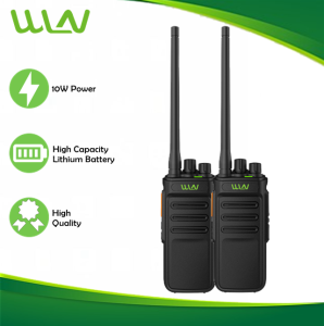 Wln KD-C1000 10W UHF 400-470MHz 16 Channel Walkie Talkie Two Way Radio- SET OF 2