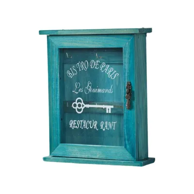 KECTTIO Gỗ Giá treo chìa khóa tủ Trang trí Cổ điển Móc chìa khóa Kệ đựng đồ ở lối vào Mộc mạc Hộp đựng chìa khóa Công dụng lối vào