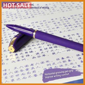 🔥🔥🔥dingdaocunz 1 PCS Purple Ink Gel Pens 0.7mm 1.0mm For Writing Large Capacity Refill Office Supplies Back To Sochool