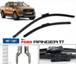 Wiper Ford Ranger T7 T6 Chevrolet Colorado Mazda Bt-50 Isuzu D-Max Mitsubishi Triton L200 Toyota Hilux Vigo Revo High Grade Hybrid Silicon Wiper Blade