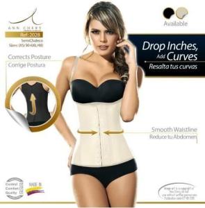 Gen nịt bụng Ann Chery 2028 gile - Đai nịt bung Ann Chery 2028 gile màu da 3 nấc cài - Latex Ann Chery