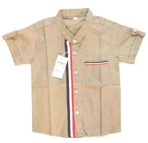 Kemeja Anak Laki-Laki Formal Polos – Baju Atasan Anak Modis Usia 2-8 Tahun