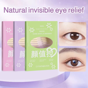 💝Simulation Invisible Seamless Double Eyelid Stickers Upgraded Simulation Honeycomb Lace Double Eyelid Stickers Natural Invisible Seamless Puffy Eye Beauty Stickers仿真隐形无痕双眼皮贴