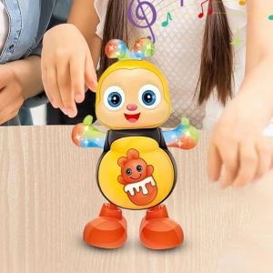 SUN ME With Sound Dancing Bee Toy Interactive Flash Lighting Bee Electric Toys Kids Gift Educational Children Music Pets Preschool Learning