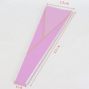 50pcs Clear Cellophane Single Rose Sleeve Bags for Bouquet Wrapping Transparent Cellophane Flower